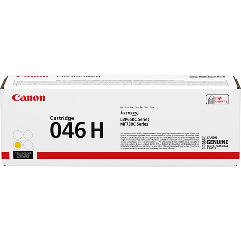 Canon 046 H Cartouche de toner 1 pièce(s) Original Jaune