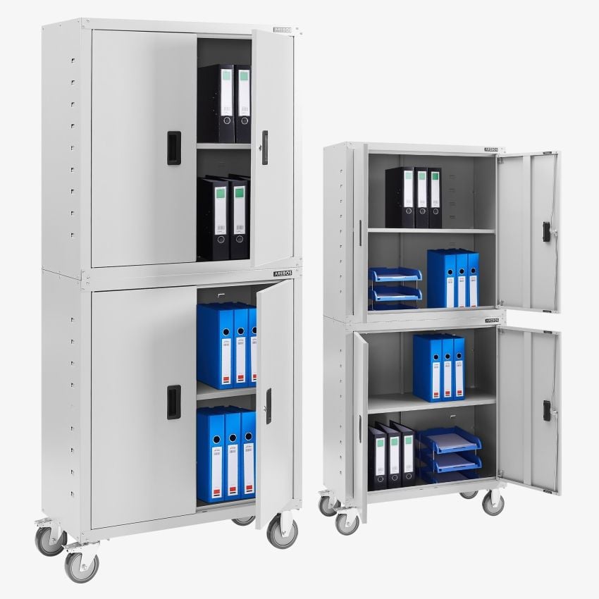 Aktenschrank mit Rollen 180cm
