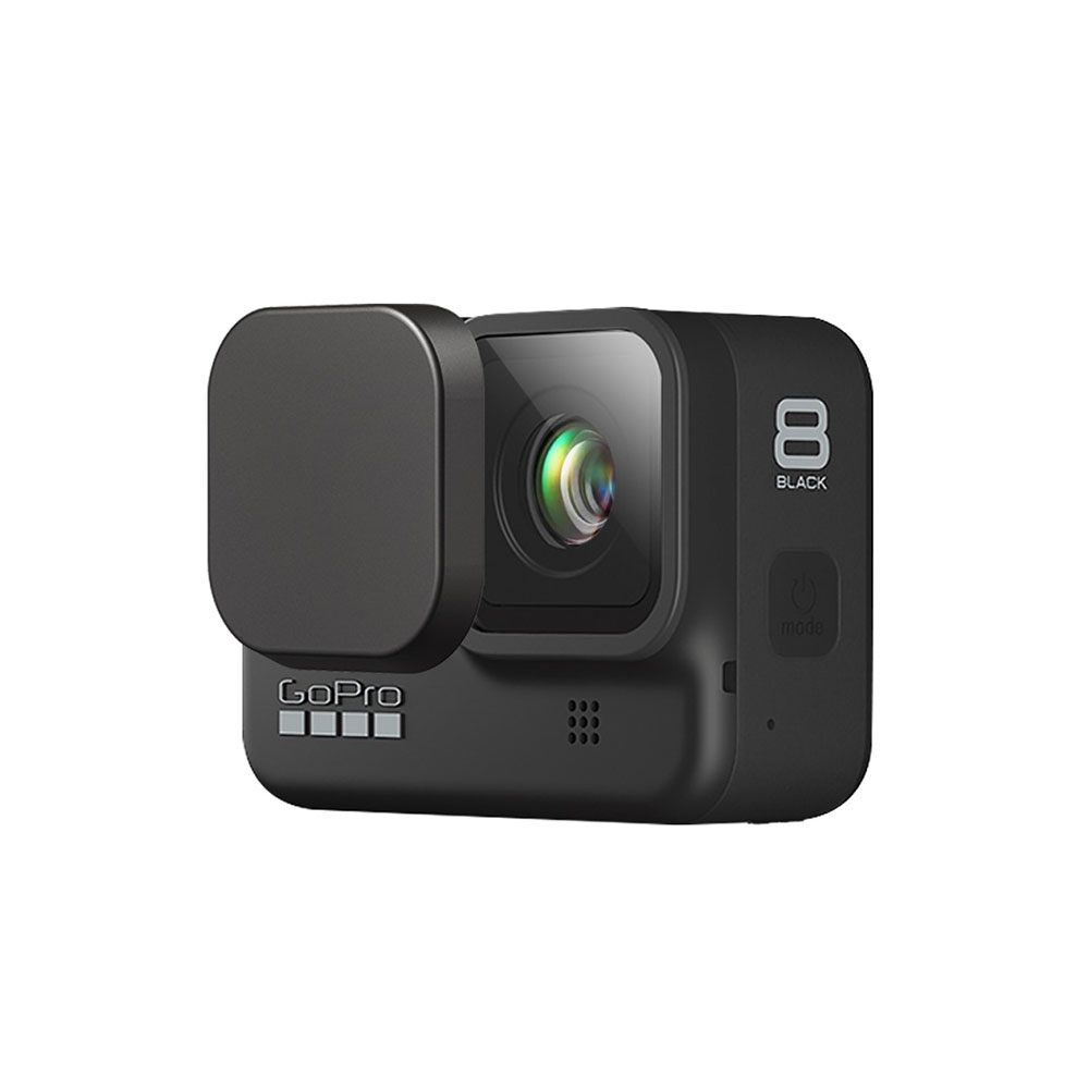 GoPro Hero 8 Black Silikon Objektivschutz Objektivkappe Linsensschutz - Schwarz