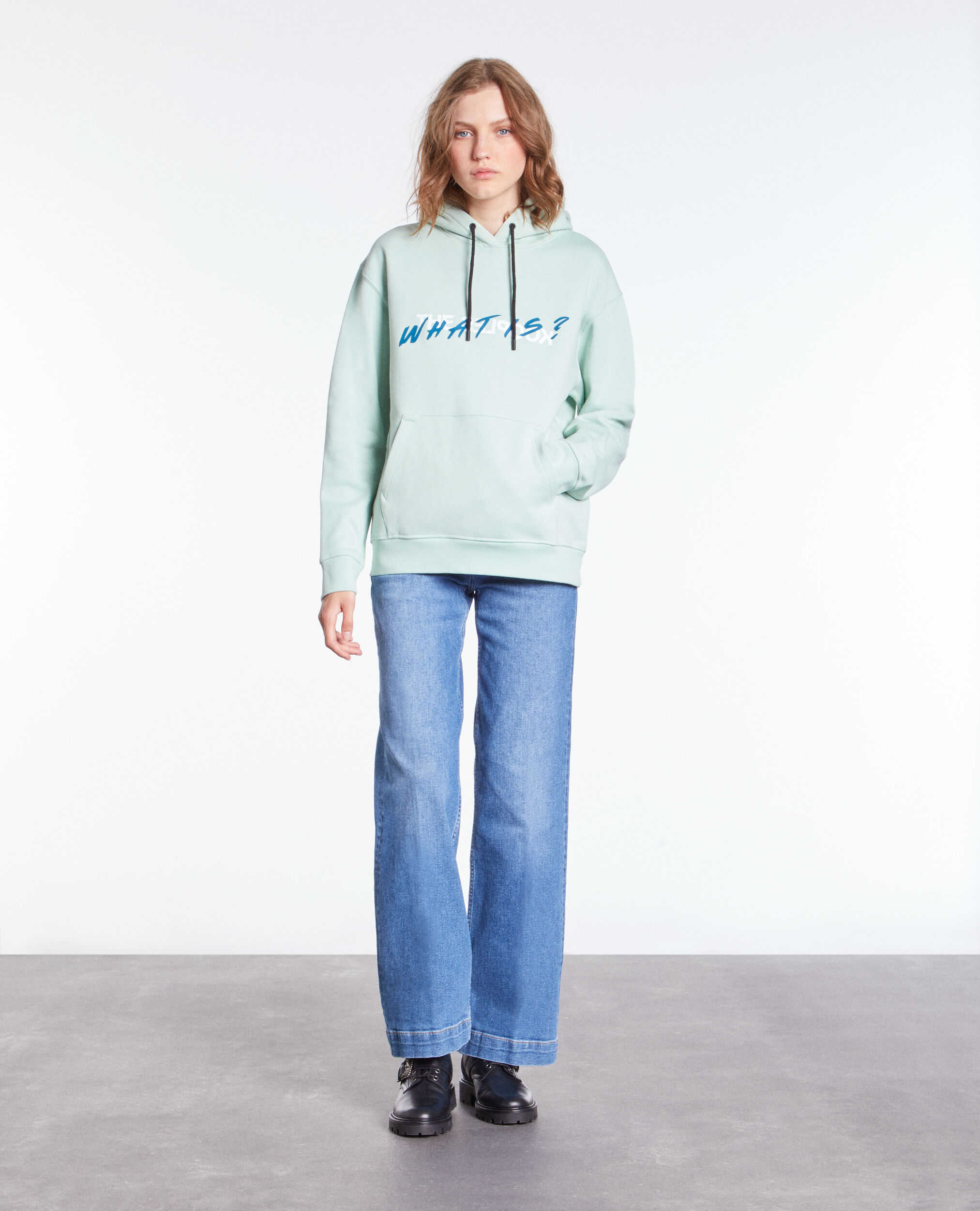 Sweatshirt à capuche What is vert clair