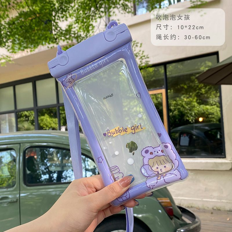 Chimi Chimi - Cartoon touchscreen waterdichte telefoonhoes
