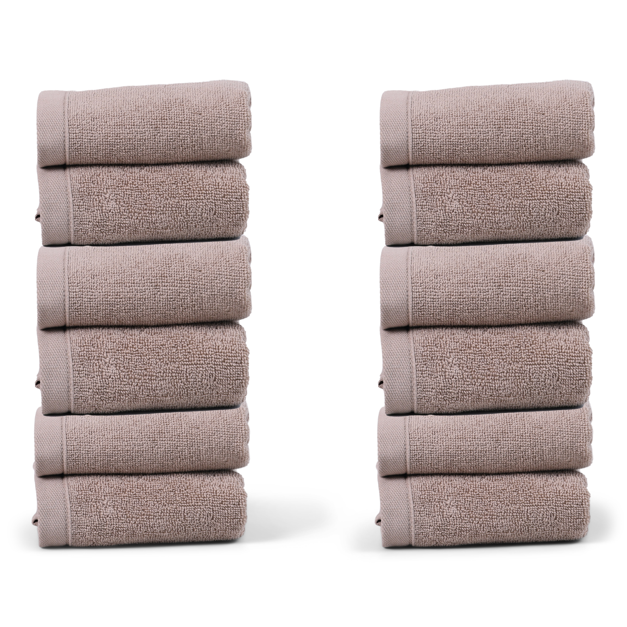 Gastendoek beige 30x50 cm - set van 6