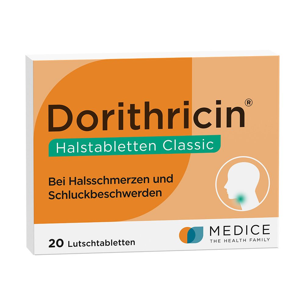 Dorithricin® Classic Lutschtabletten bei Halsschmerzen
