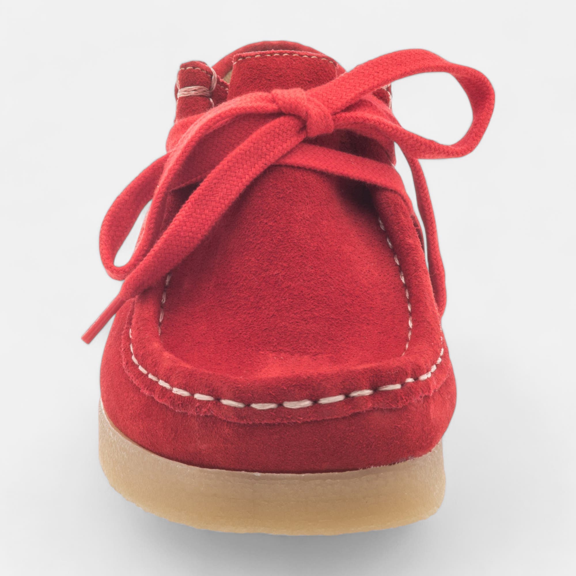 Derbies Femme en cuir rouge
