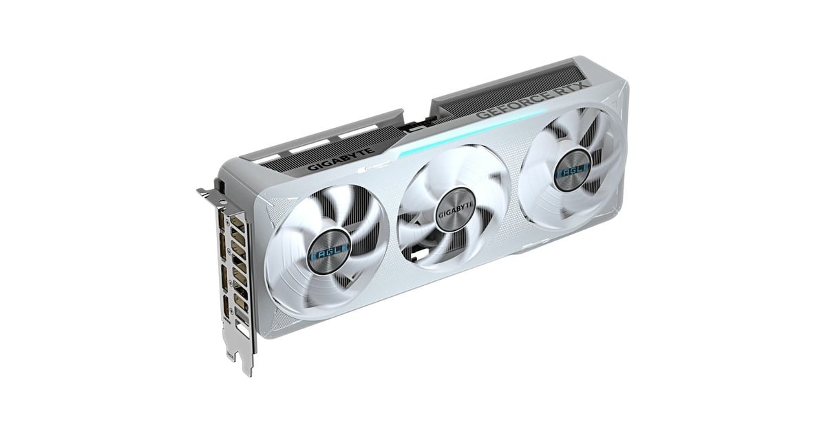 GIGABYTEGeForce RTX 5070 EAGLE OC ICE SFF 12G grafische kaart  (Wit, 3x DisplayPort, 1x HDMI)