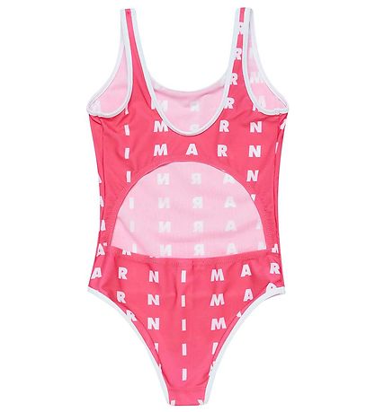 Marni Bådedragt - Pink m. Hvid