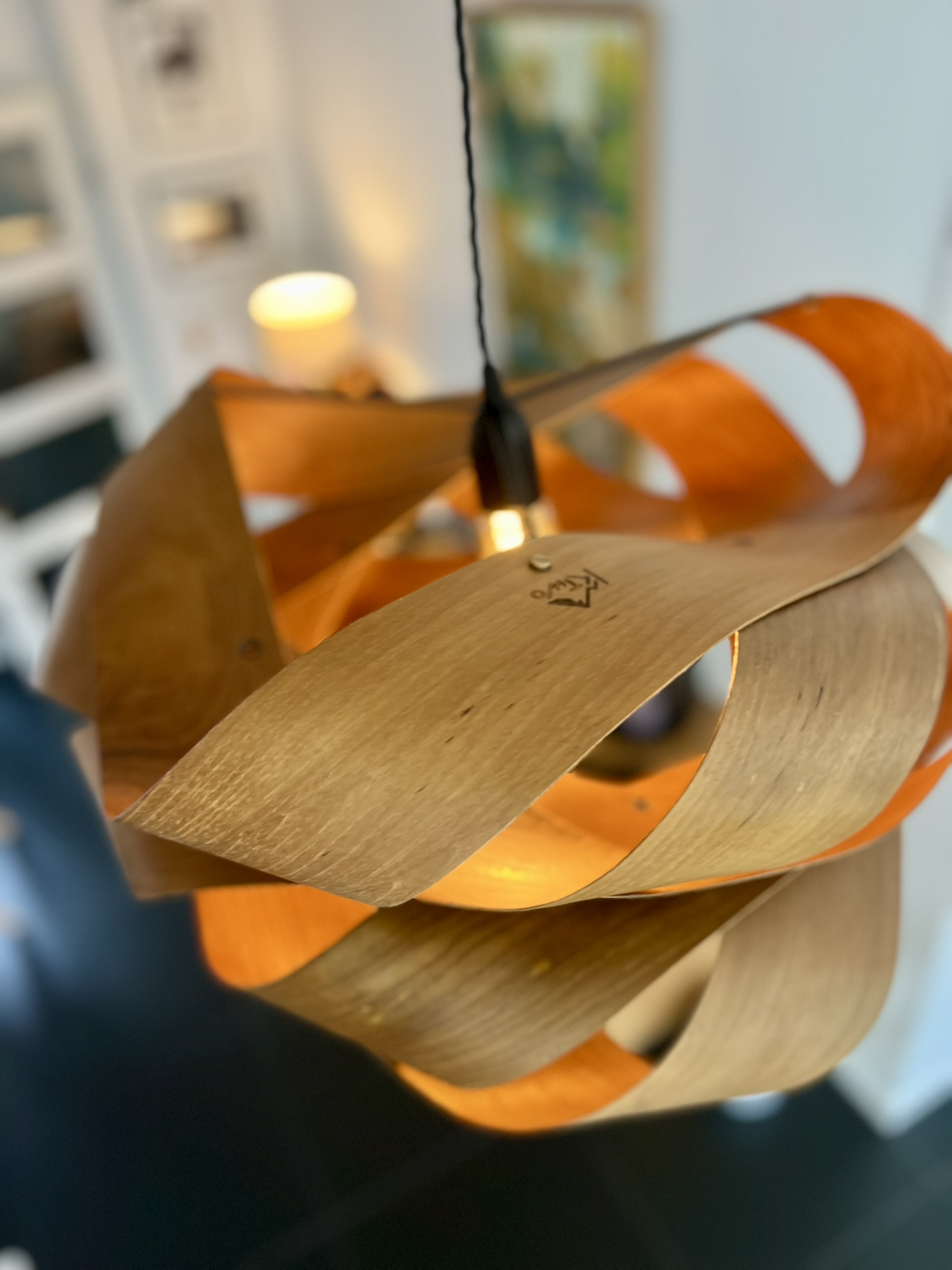 Lampenkap Swell Teak