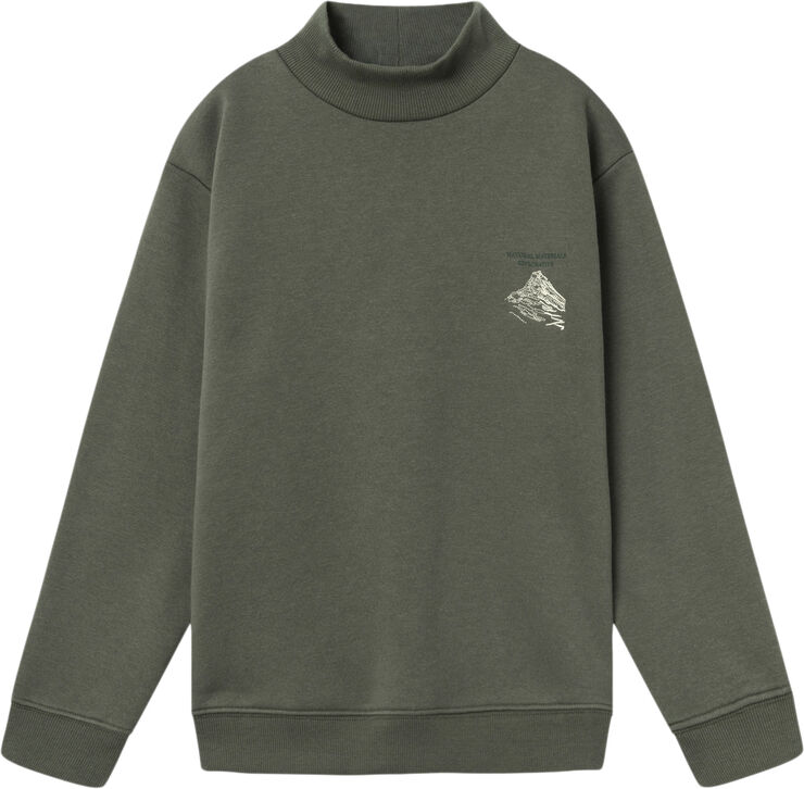 Name It NKMNASKAB LS NREG SWEAT BRU BOX Tea leaf
