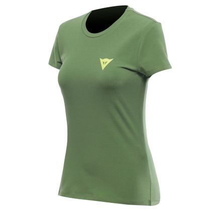 T-Shirt manches courtes Dainese DAINESE RACING SERVICE WOMAN - Vert