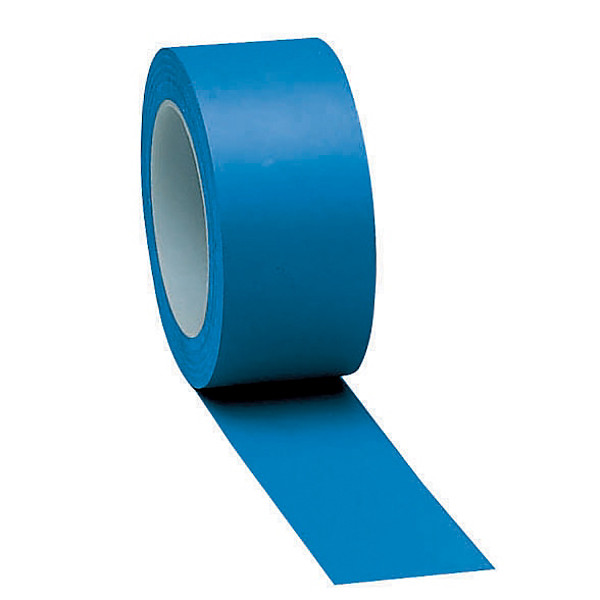 3 rouleaux de bande adhésive de marquage des sols uni bleu