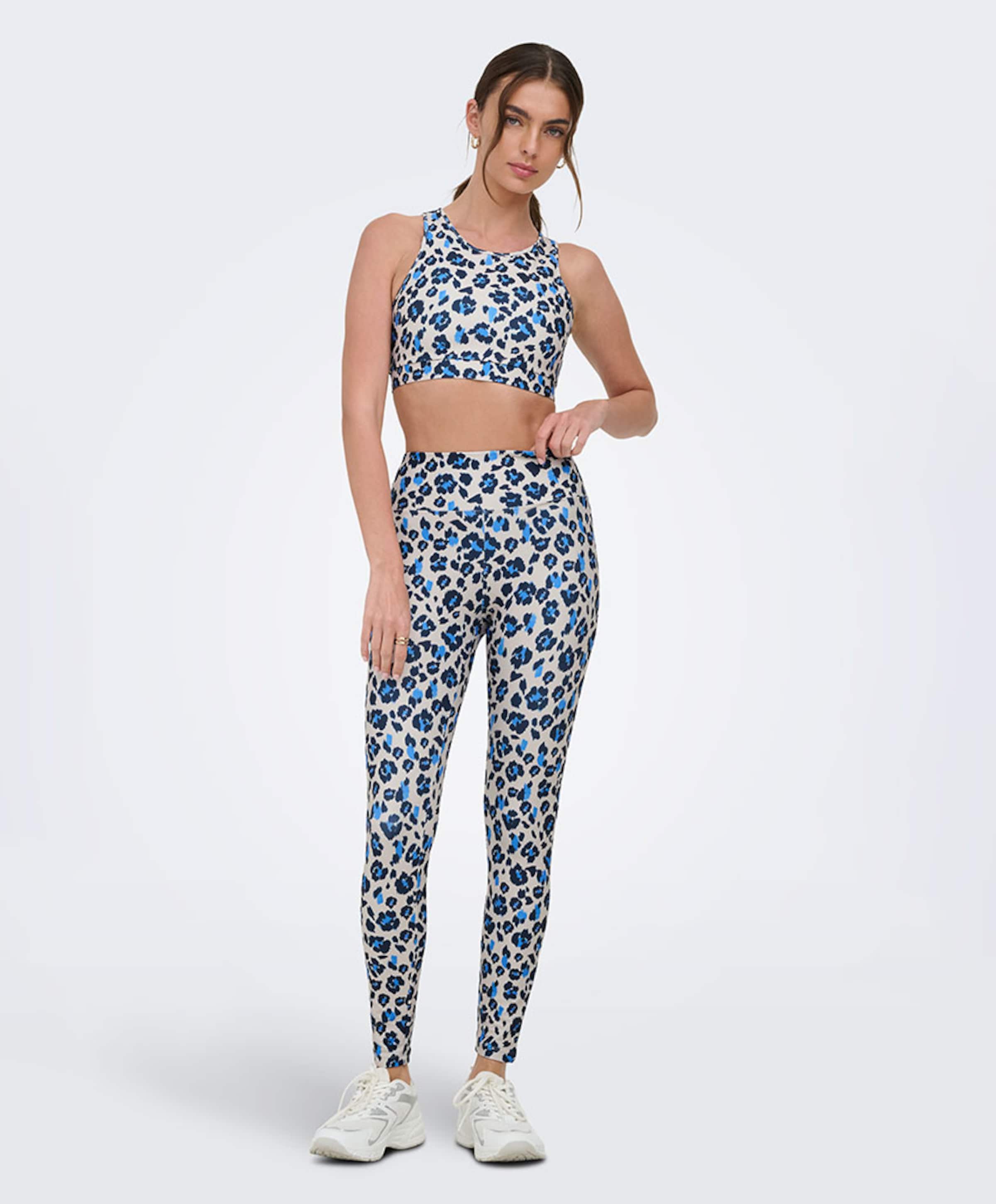Only play ONPRYA-2- FERN LIFE HW AOP PCK dames broek beige