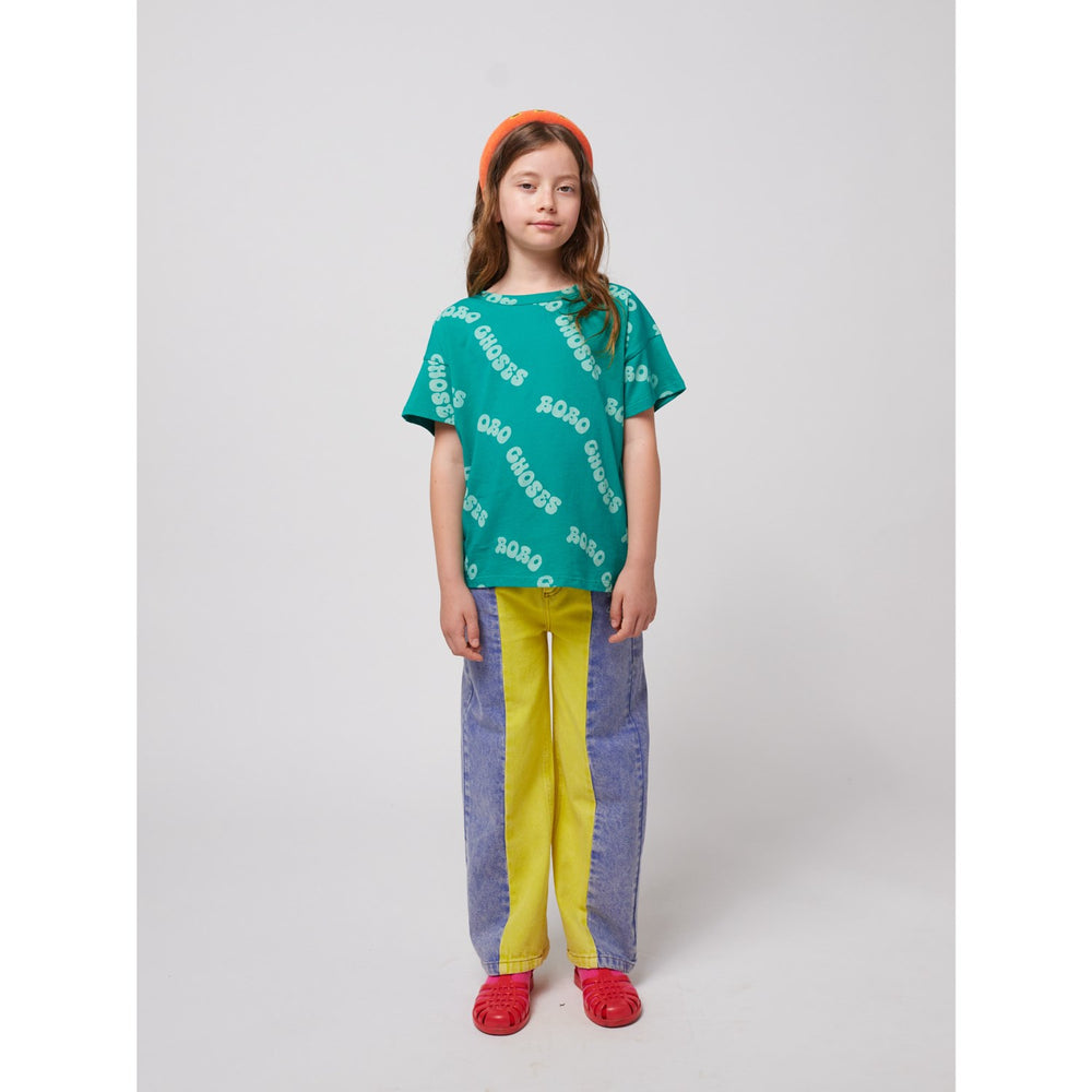 Køb Bobo Choses Green Wavy Bobo Choses All Over T-Shirt