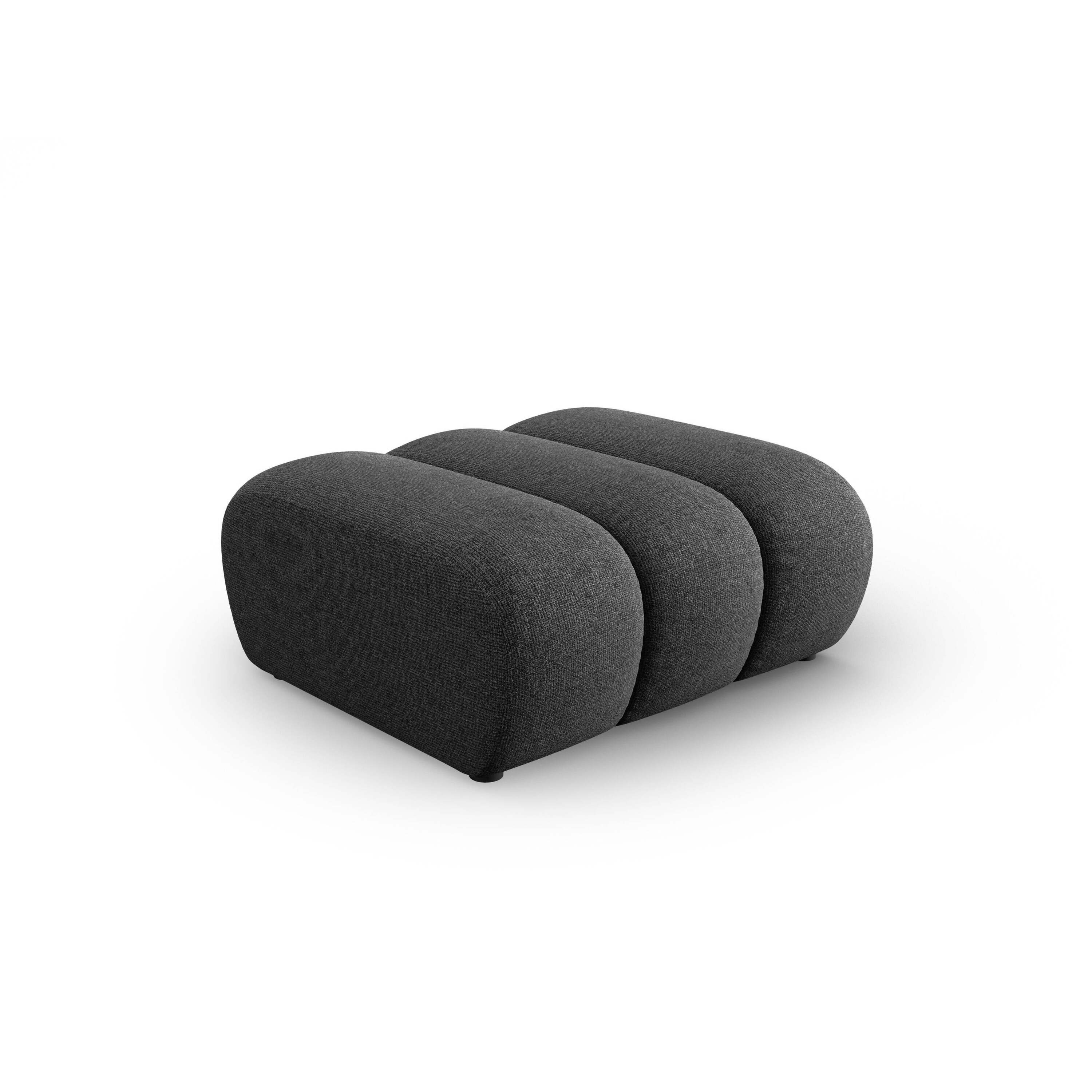 Micadoni Lupine Hocker - Chenille - Koraal