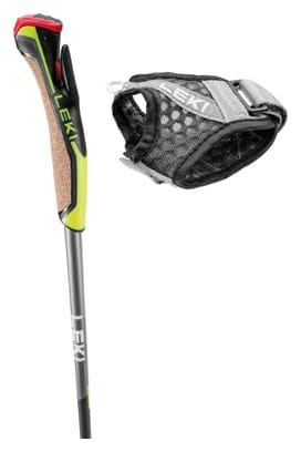 Bâtons de Marche Nordique Unisexe Leki Speed Pacer Lite Bleu/Gris/Jaune