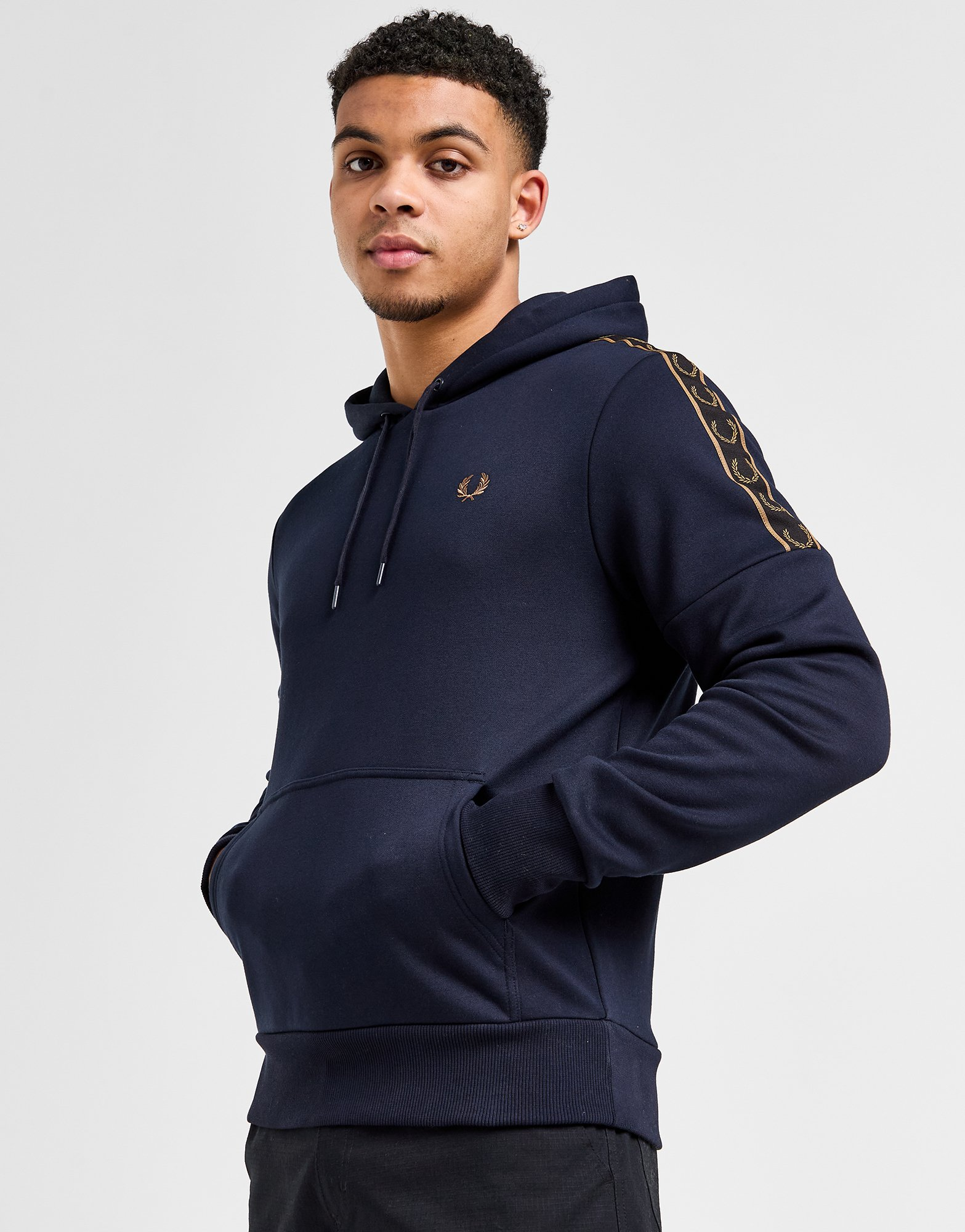 Fred Perry Sweat à Capuche Tape Homme