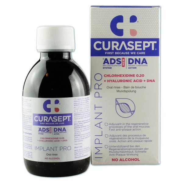 Curasept ADS DNA Implant Pro Mundspülung 0,20 % CHX (200 ml)