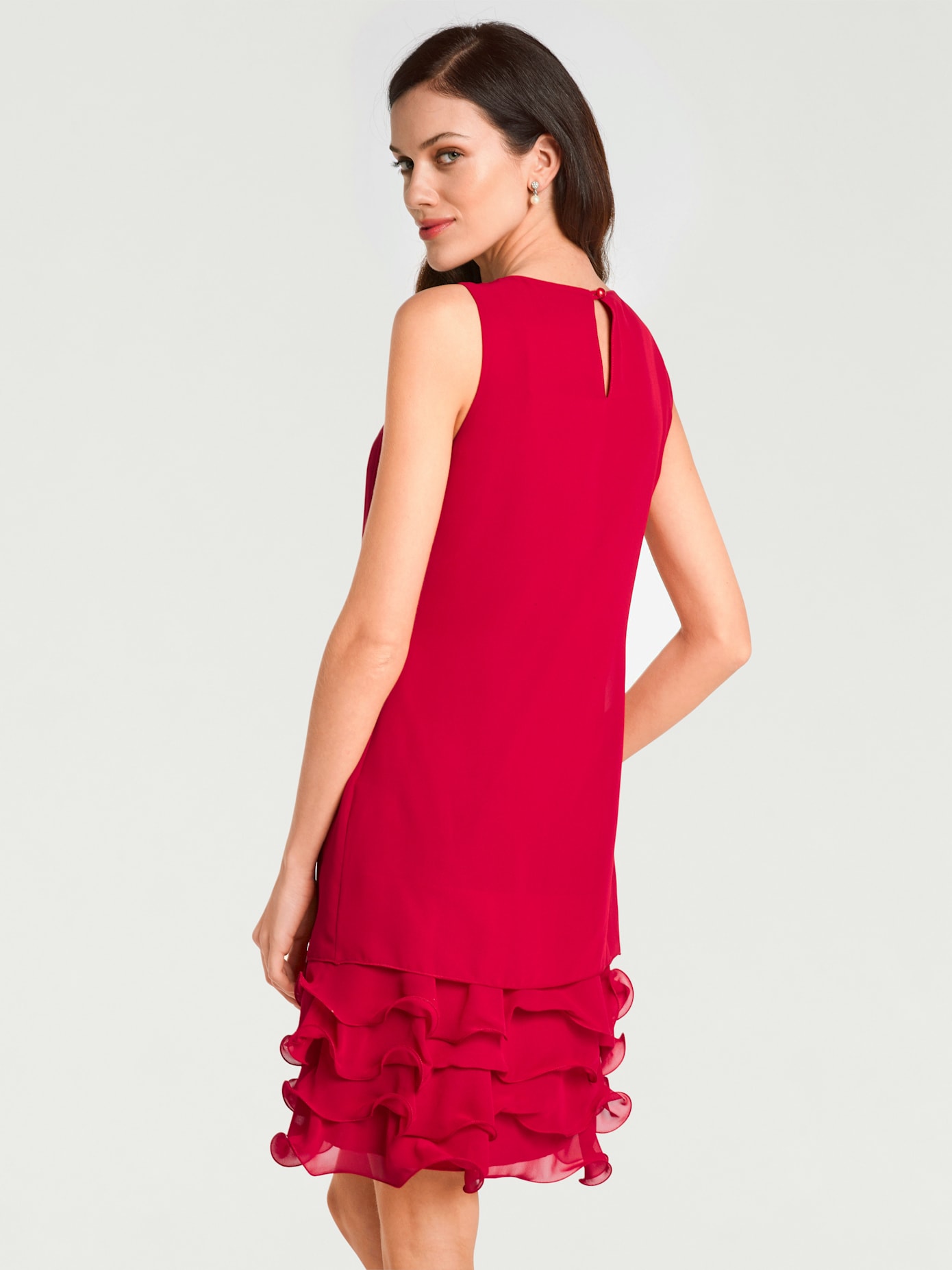 Robe de cocktail qualité crêpe légère et fluide