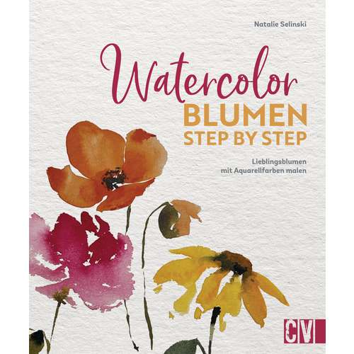 Watercolor Blumen Step by Step