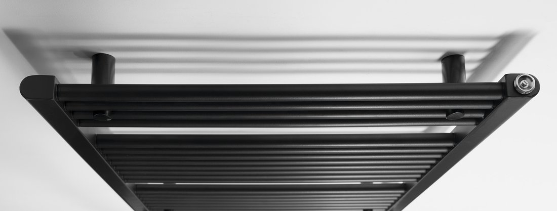 Aqualine Direct badkamer handdoek radiator 60x96cm zwart 597W