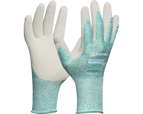 Handschoen met polyesterdraad van gerecyclede PET-flessen, Upcycled Strong, lichtgroen, maat 8