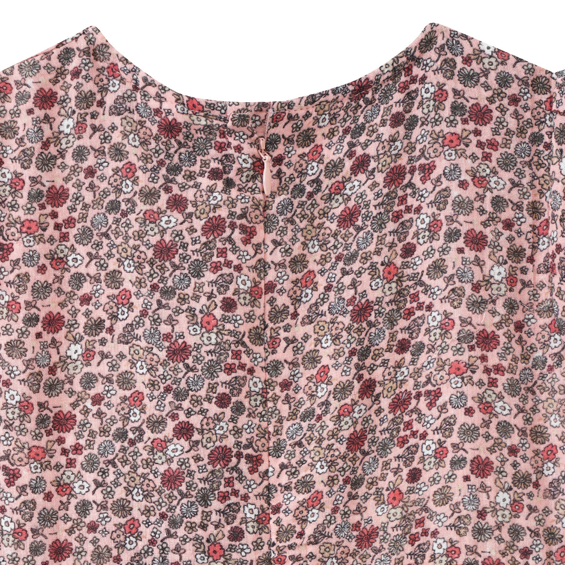 Topolino Mädchen Kleid mit Blumen-Allover rosa