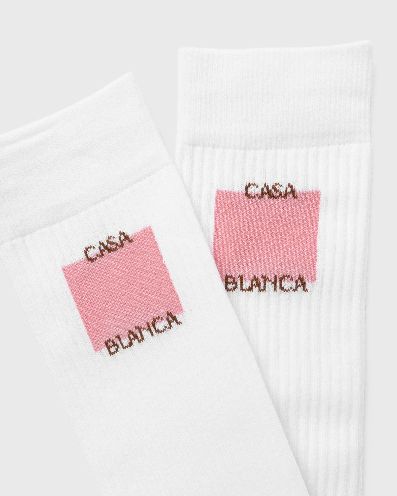 Casablanca MID CALF RIBBED SPORT SOCK