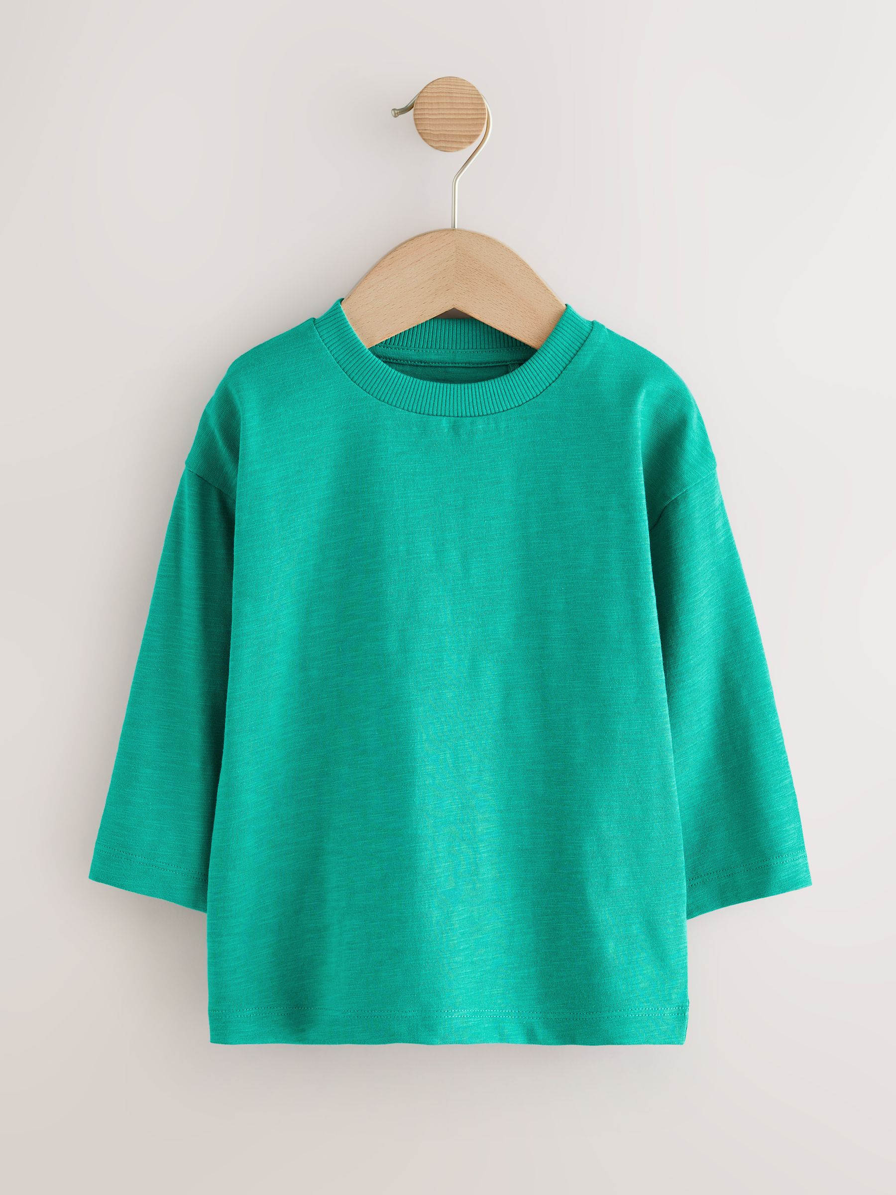 Meerkleurig - Set van 5 T-shirts met lange mouwen (3 mnd-7 jr)