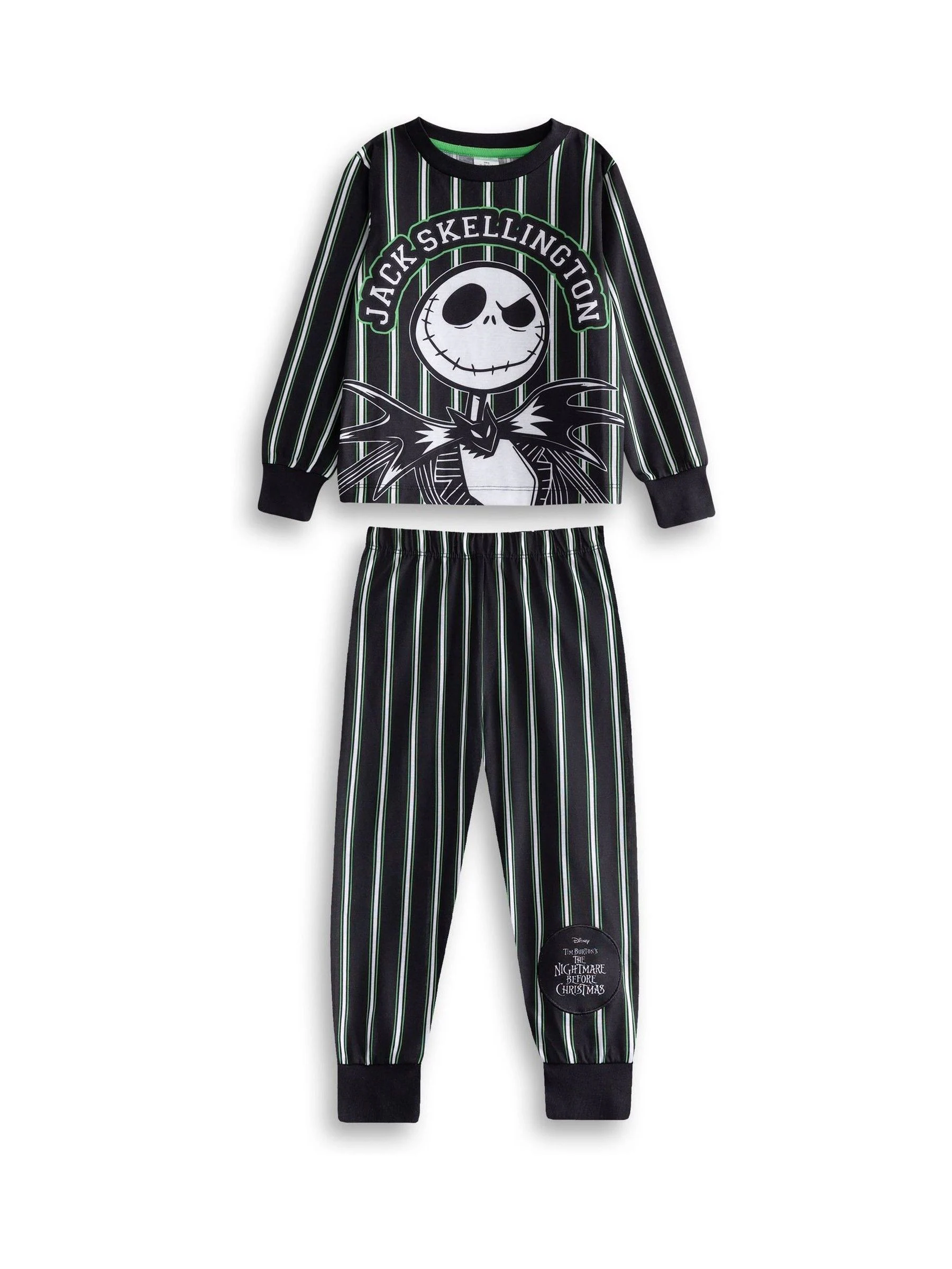 Vanilla Underground Disney Nightmare Before Christmas Long Sleeve Long Leg Pyjamas Set Multi-Pack of 2