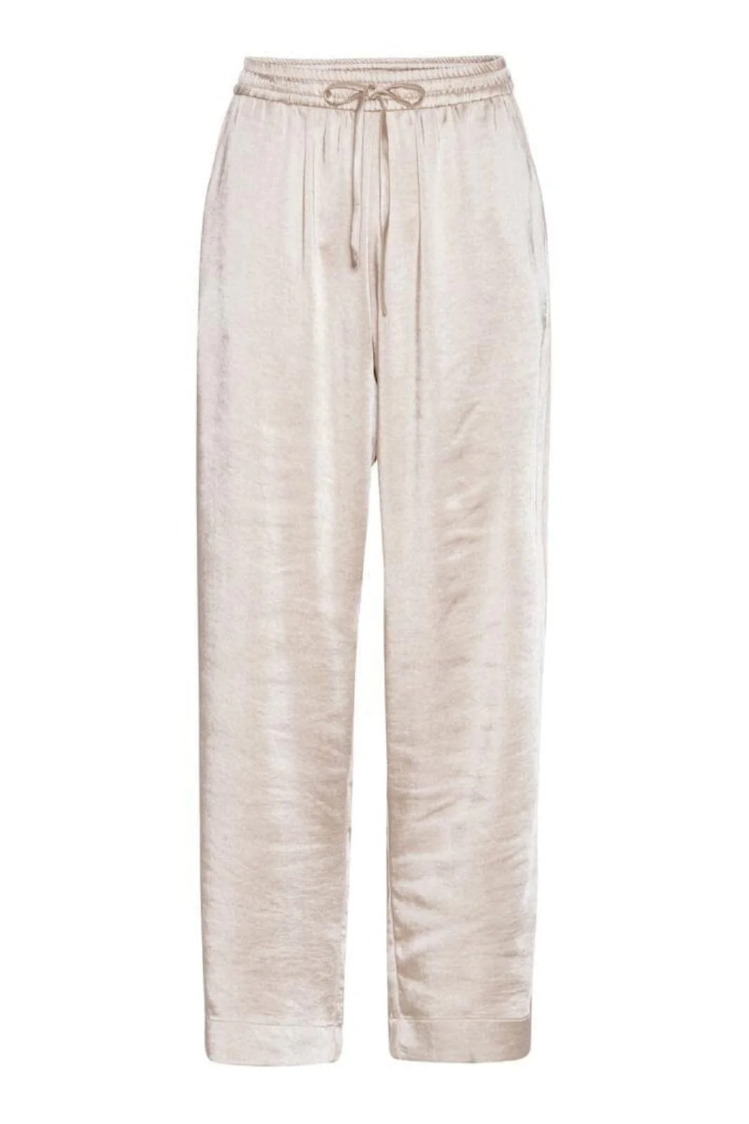 Karmamia Garcia Pants antique white rich satin