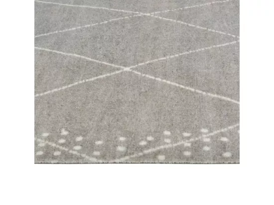 Tapis de cuisine lavable impression losange 60x180 cm velours