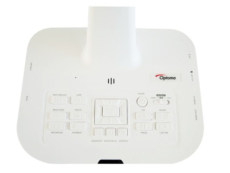 Optoma Dokumentenkamera DC460 13 Mpx Dokumentenkamera mit 17x optischem / 8x digitalem Zoom