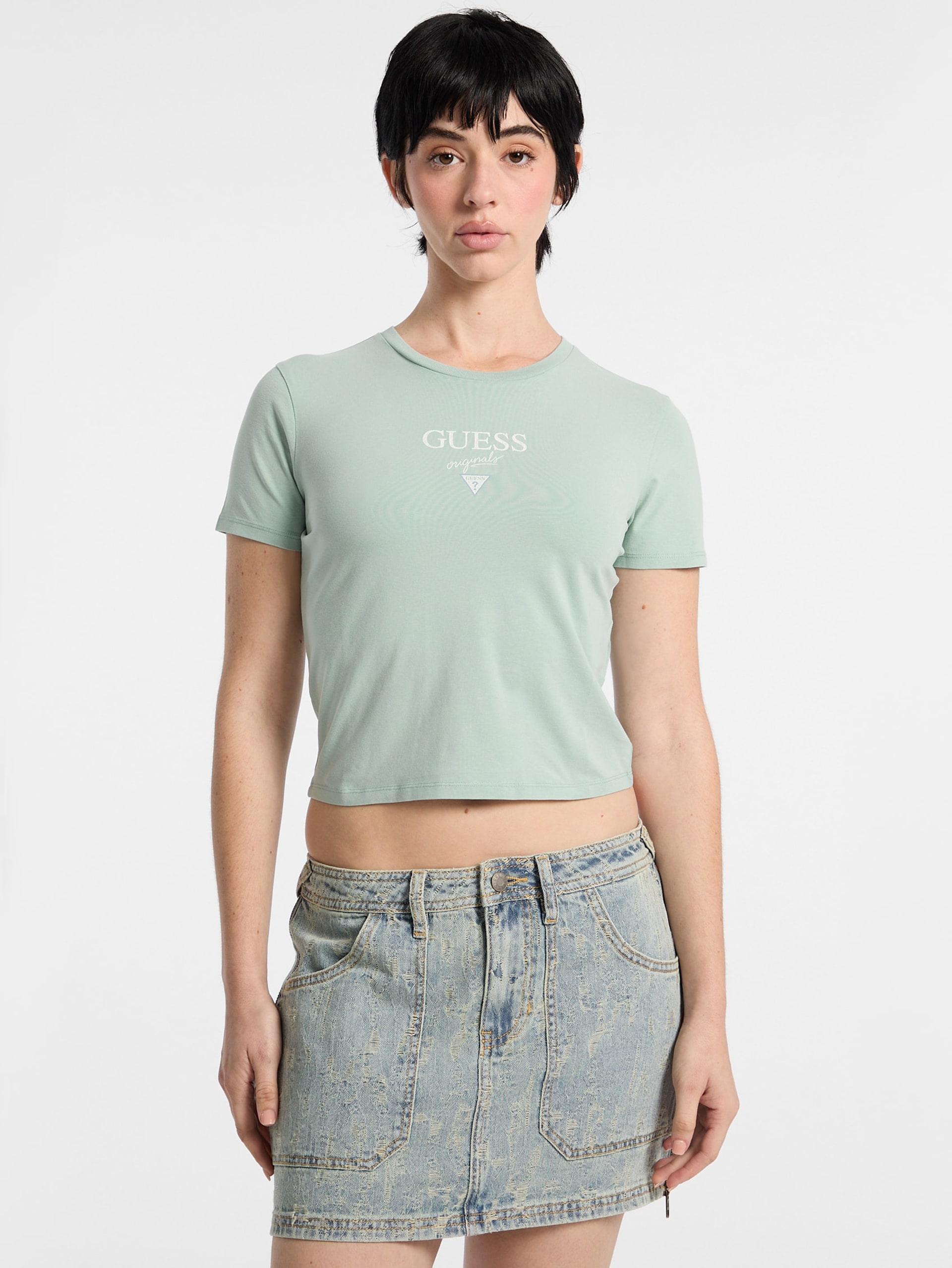 Camiseta infantil GUESS Originals Eco Vintage Baker