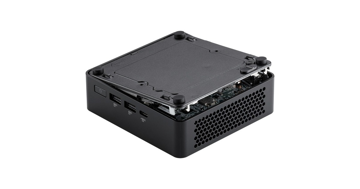 ASUSNUC 14 Pro Slim Kit RNUC14RVKI300002I barebone  (Zwart | Core 3 100U | Intel Graphics)
