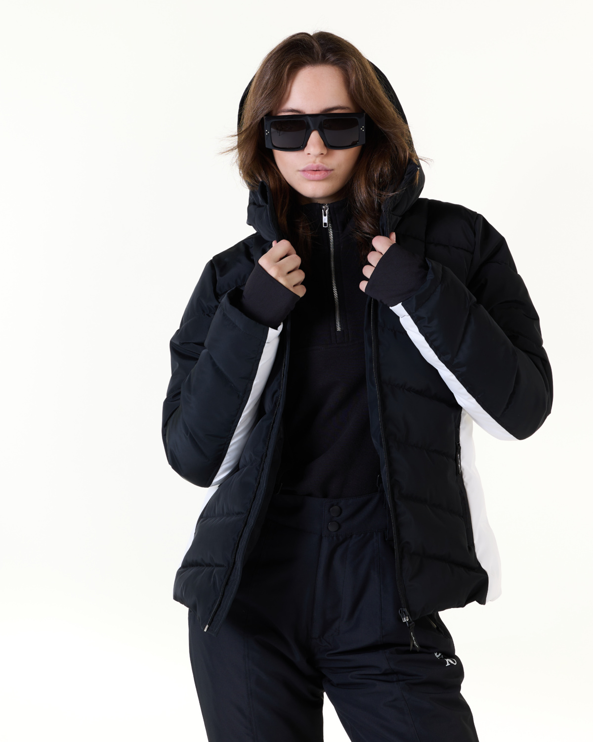 Bumpro Aspen Padded Ski Jacket Black