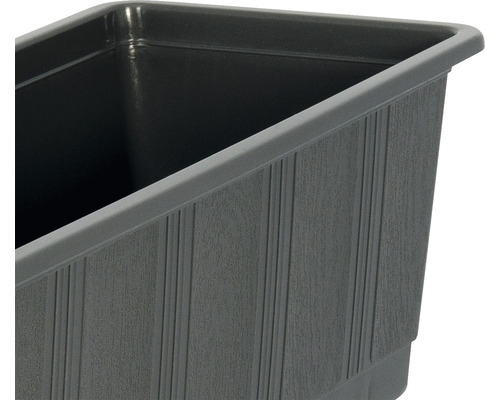 Geli Standard kunststof bloembak, 40x17x14 cm, antraciet