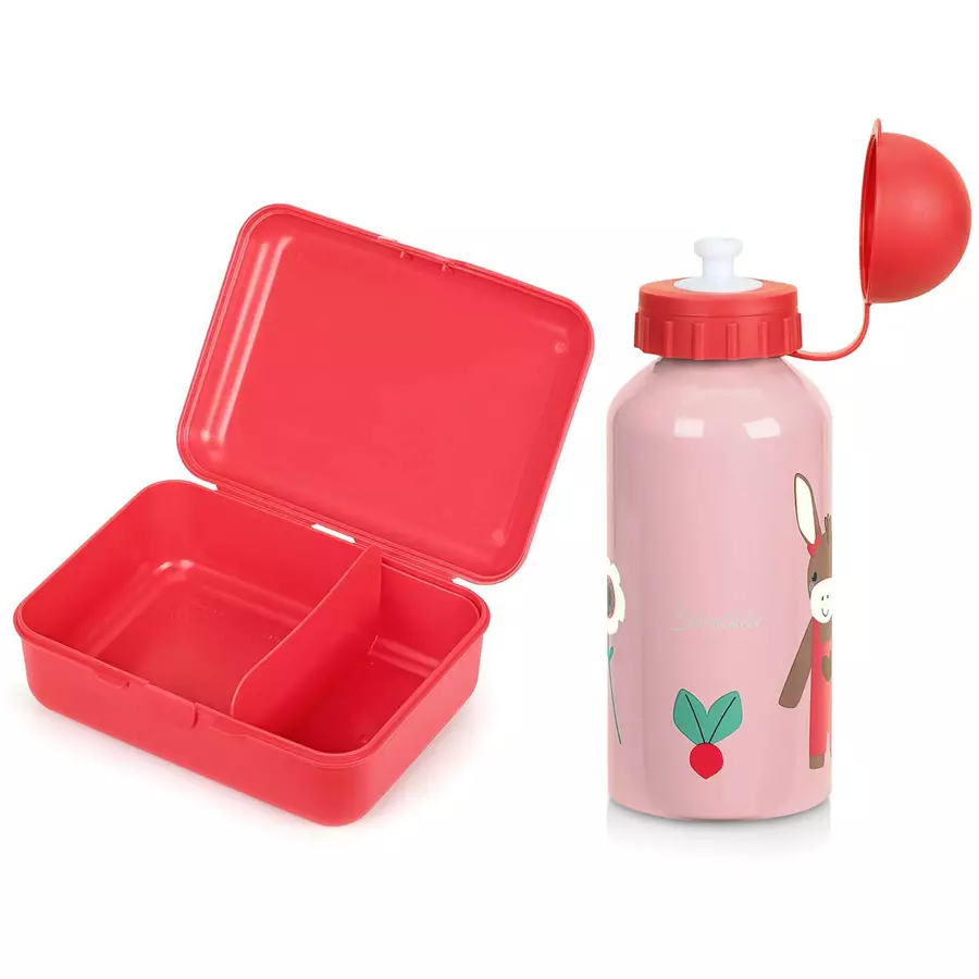 Sterntaler Kinder Rucksack 3er Set dunkelrot