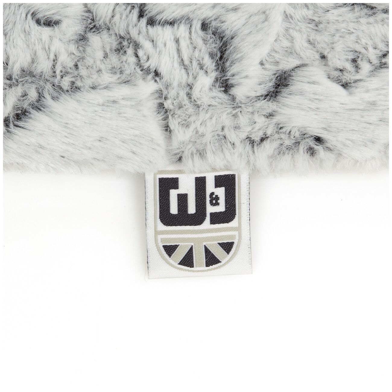 Wallace & Jones gepolsterte Plüsch Wendedecke Snow M