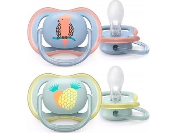 Philips AVENT ultra air SCF085/12 smokk, Klassisk stil, Ortodontisk, Silikon, Gutt/Jente, Tåler oppvaskmaskin
