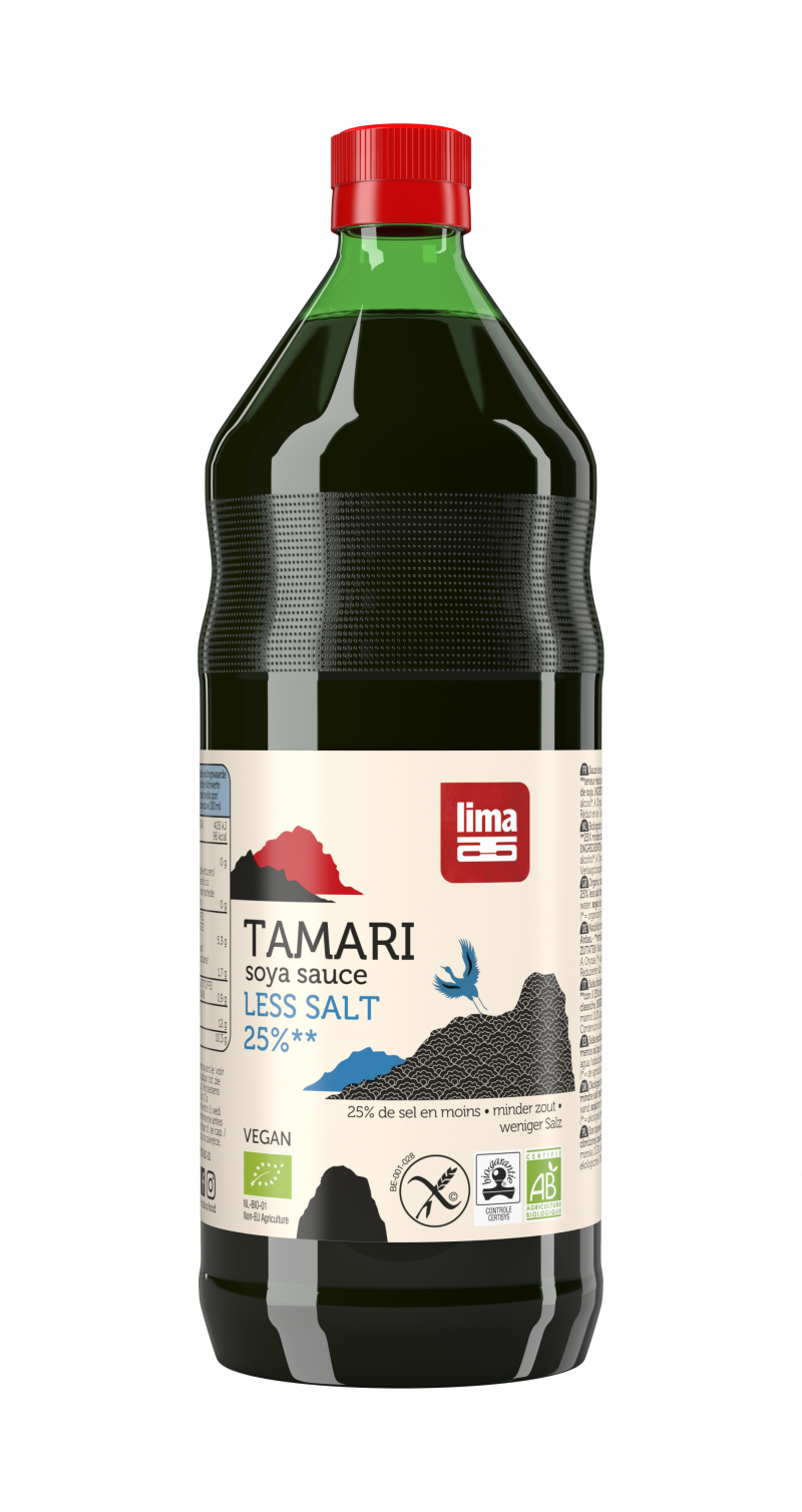 LIMA Tamari<br>500 ml, Flasche, 25% weniger Salz