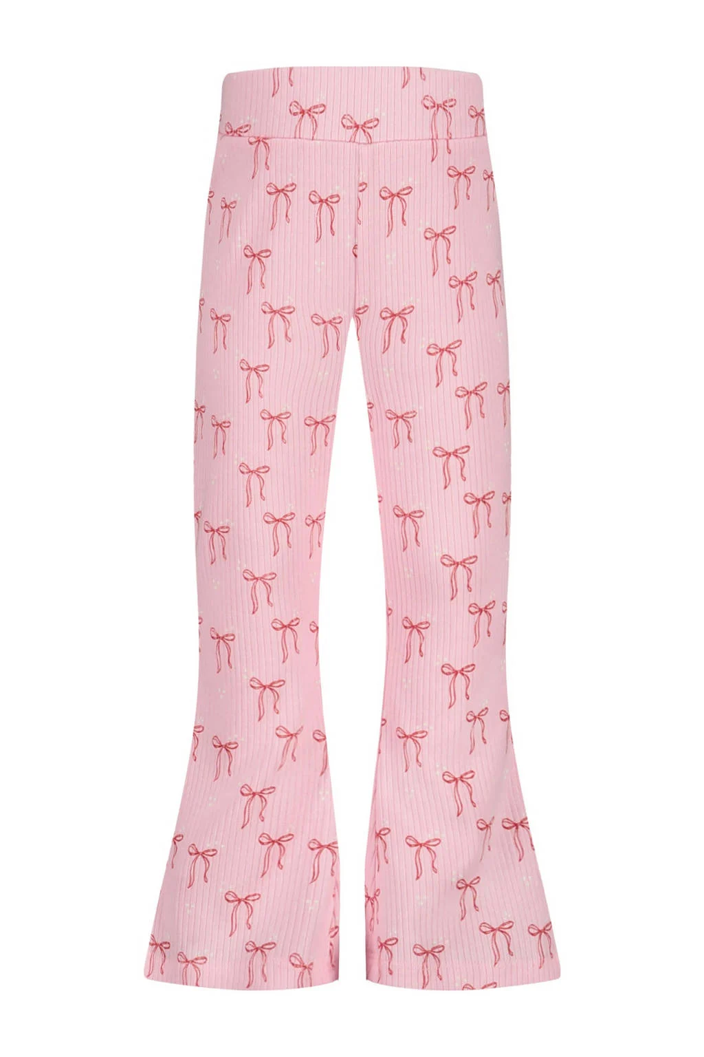 Quapi Mini regular flared broek roze