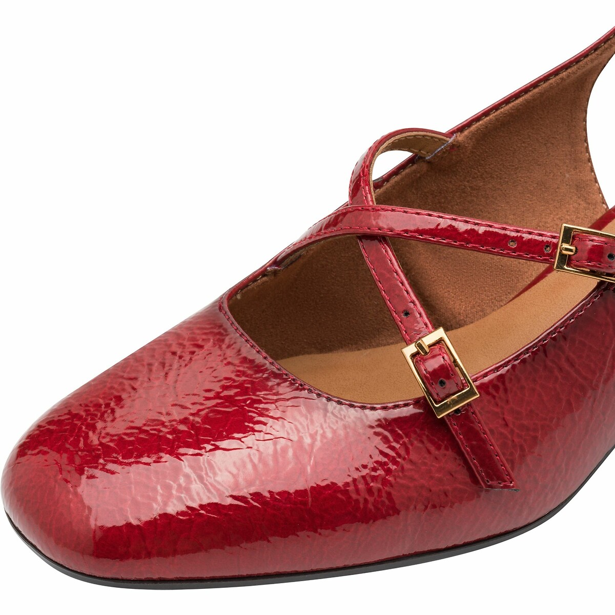 TAMARIS<br>Sapatilhas de ballet com acabamento em verniz