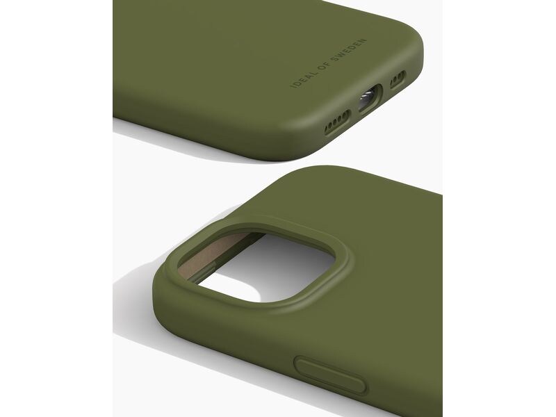Ideal of Sweden Silicone iPhone 15 Khaki Silikon-Backcover für das Apple iPhone 15