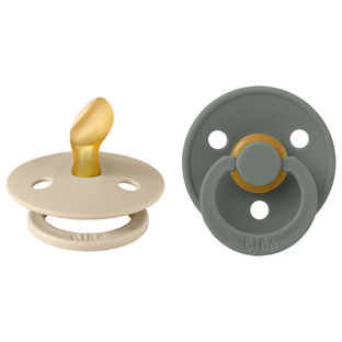 BIBS Fopspeen 6-18 Maanden Anatomic Vanilla/Pine 2ST
