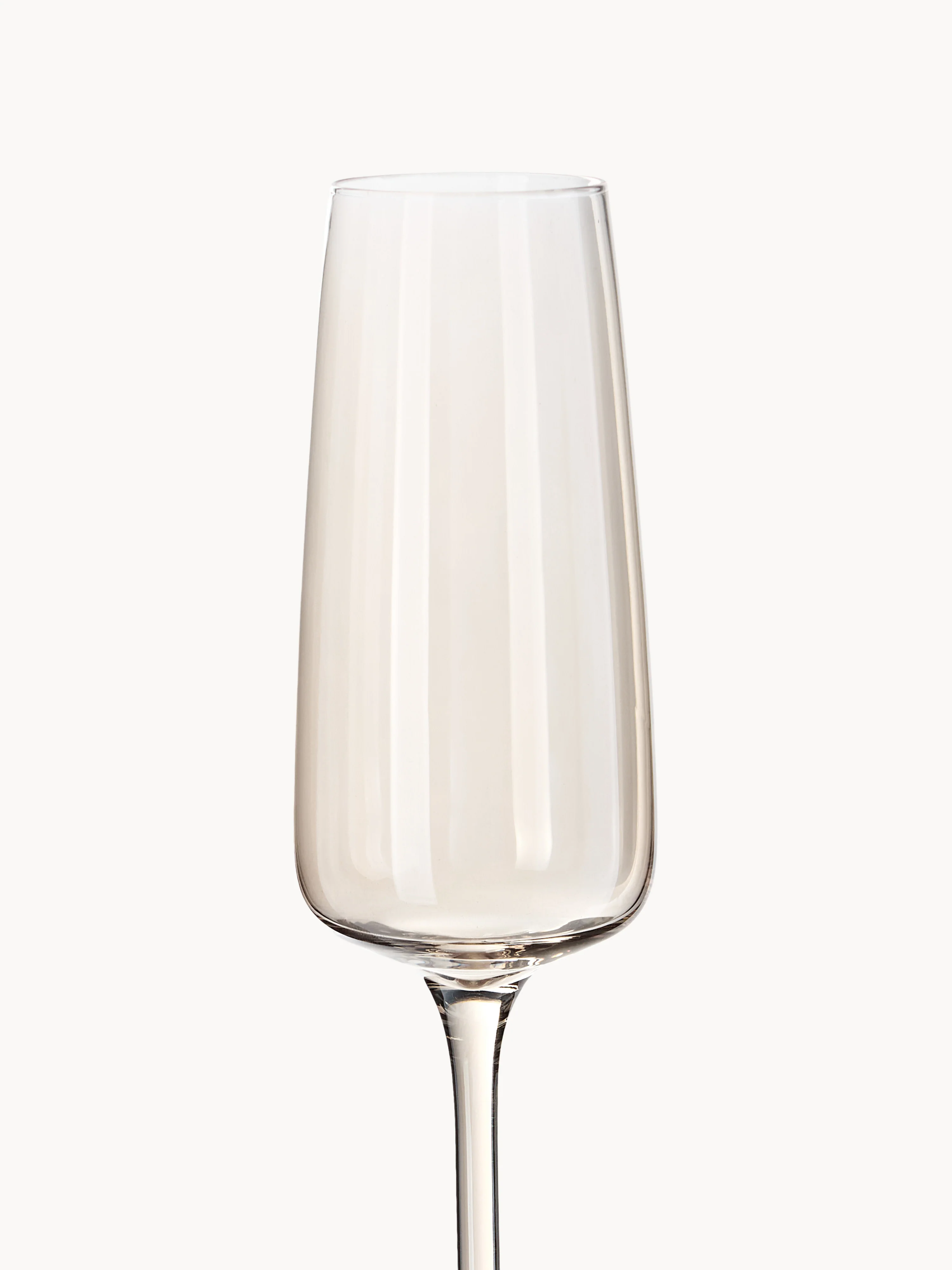 Mondgeblazen champagneglazen Ellery, 4-delig