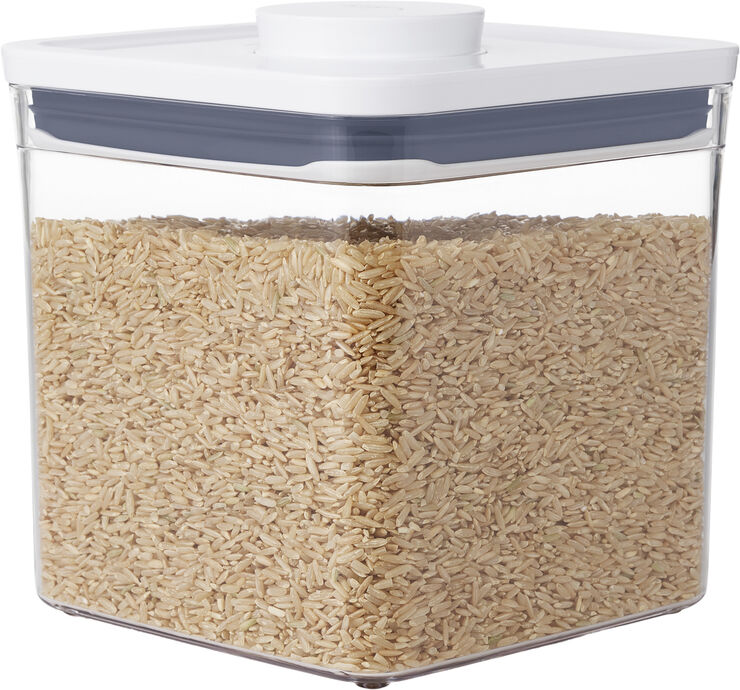 OXO POP Container stort kvadrat, 2,6L Transparent
