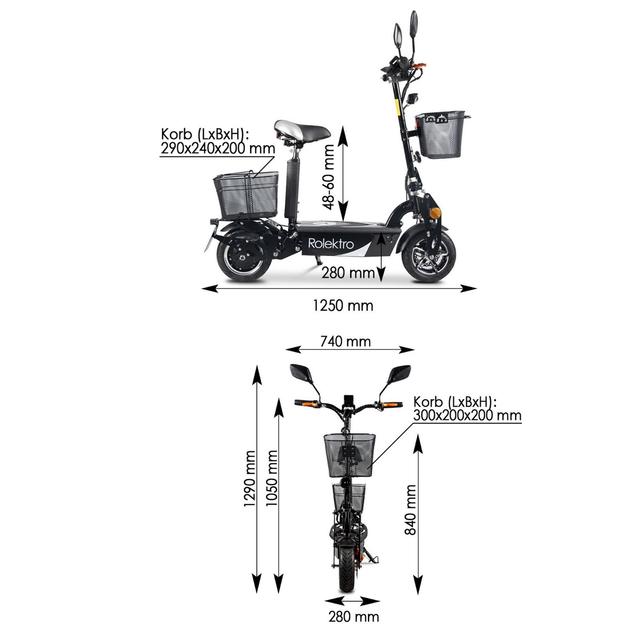 Elektroroller Travel & Fun Lithium