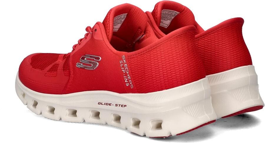 Skechers Hands Free Slip-Ins Glide dames sneaker Rood