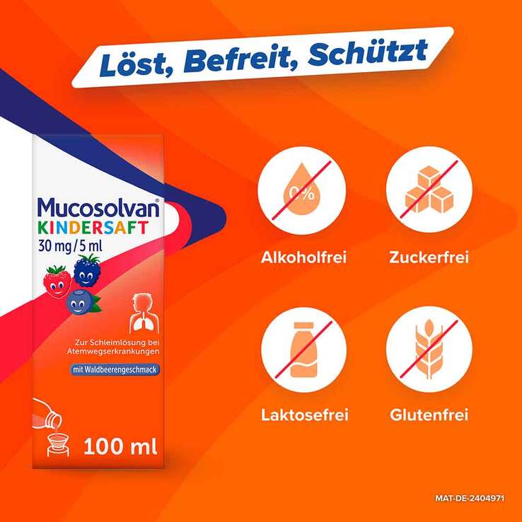 Mucosolvan Kindersaft, 100 ml