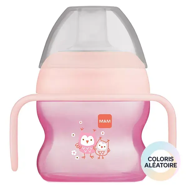 Copo de transição MAM em silicone macio com alças, a partir de 4 meses, 150ml