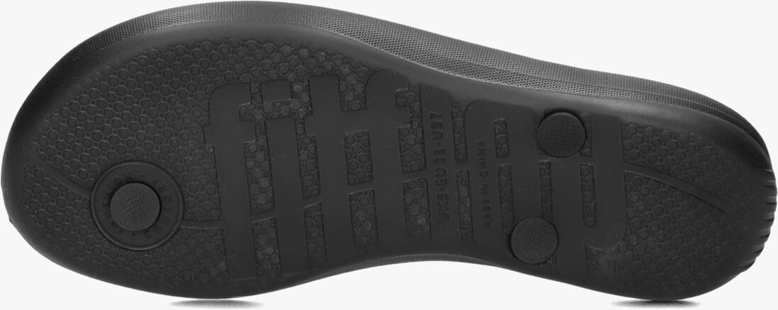 zwarte fitflop teenslippers iqushion sparkle